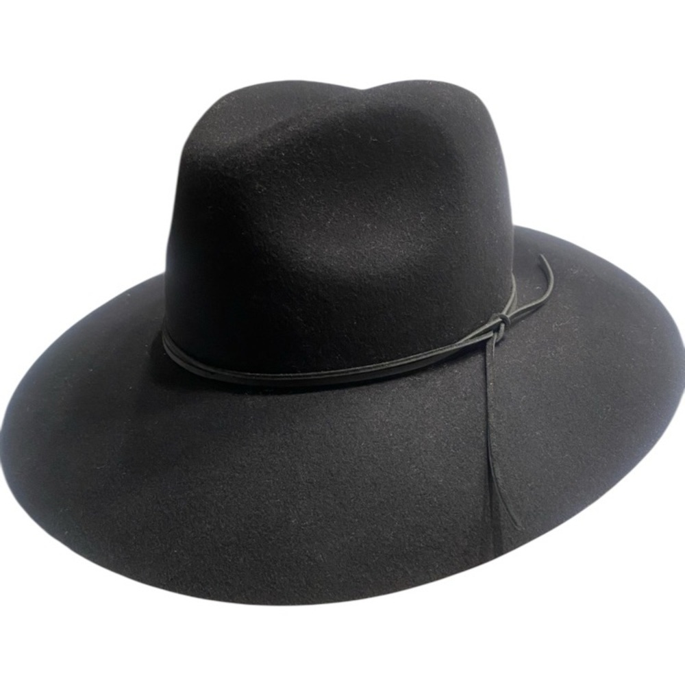 Nordstrom Women’s Fedora Black Wool Hat New by Phenix